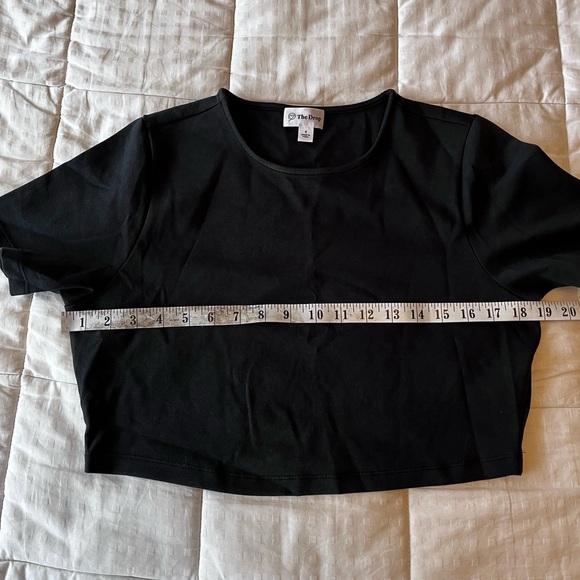 NWOT The Drop Crop Top S Black - Picture 12 of 12